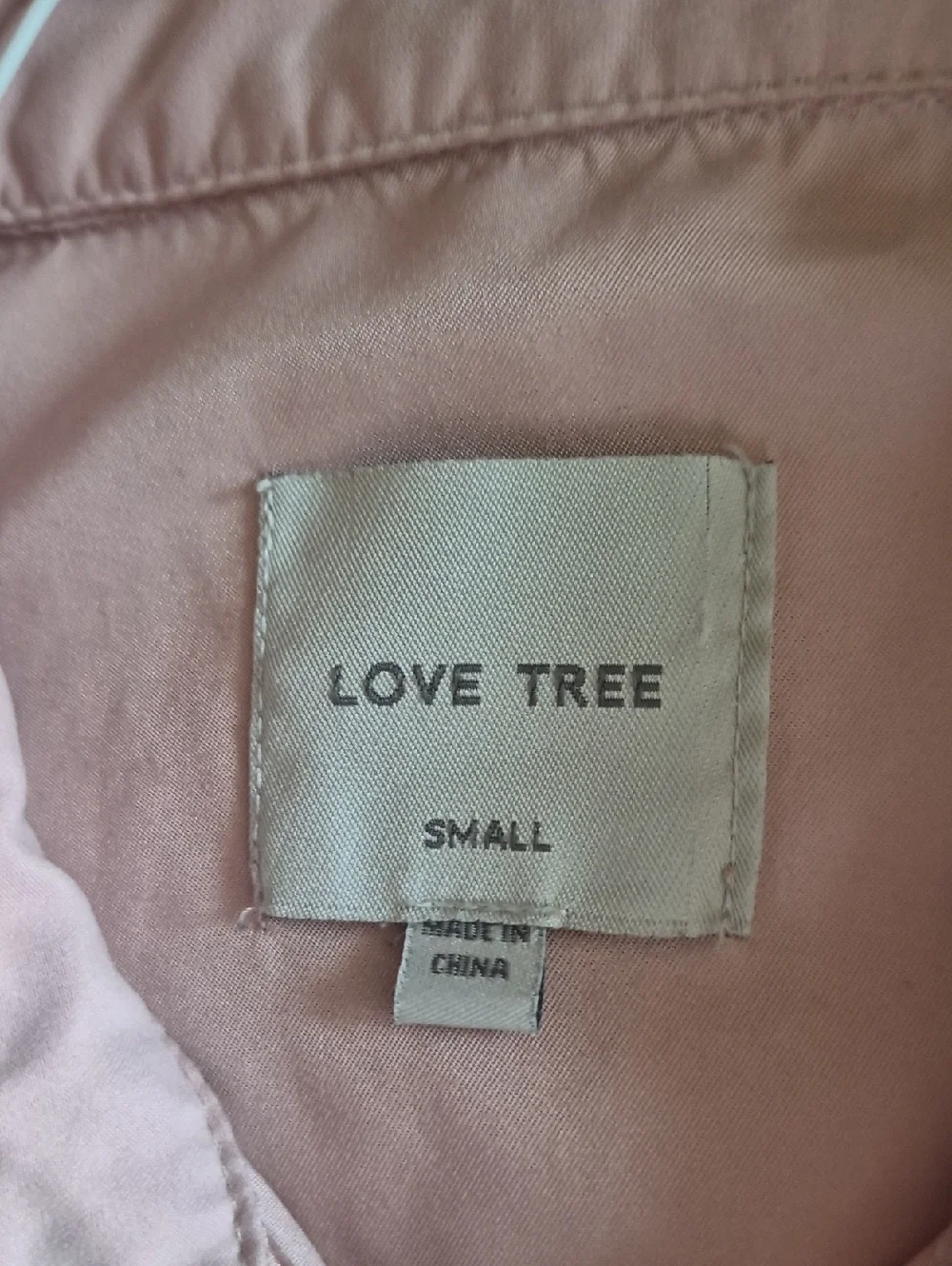 Love Tree Womens Pink Lightweight Safari Snap Up Jacket Cover Up Sz S